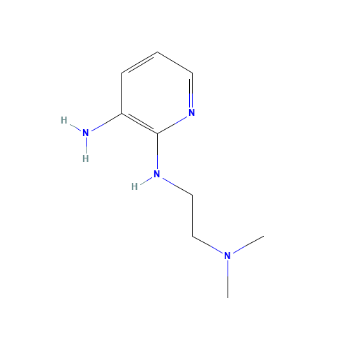 N2-[2-(Dimethylamino)ethyl]-2,3-pyridinediamine (CAS: 834798-18-4) - Chemical Structure and Molecular Formula 