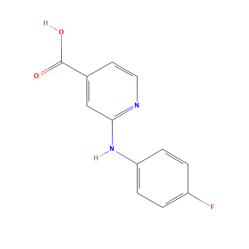 2-(4-Fluoroanilino)isonicotinic acid (CAS: 868734-50-3) - Related Chemical Product