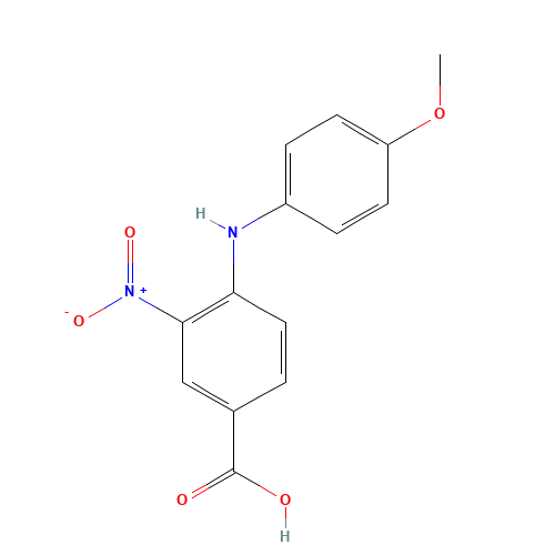 4-(4-Methoxyanilino)-3-nitrobenzoic acid (CAS: 148304-22-7) - Related Chemical Product