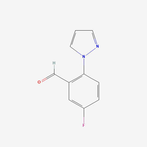 5-Fluoro-2-(1H-pyrazol-1-yl)benzaldehyde (CAS: 1015845-84-7) - Related Chemical Product