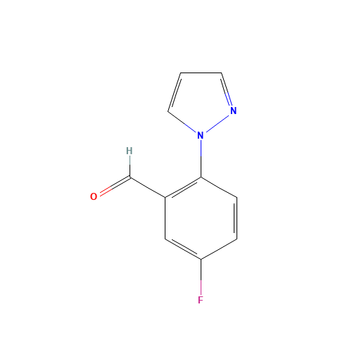 5-Fluoro-2-(1H-pyrazol-1-yl)benzaldehyde (CAS: 1015845-84-7) - Related Chemical Product