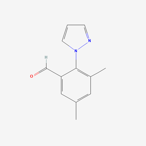 3,5-Dimethyl-2-(1H-pyrazol-1-yl)benzaldehyde (CAS: 1015845-87-0) - Related Chemical Product