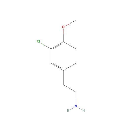 3-Chloro-4-methoxyphenethylamine (CAS: 7569-87-1) - Related Chemical Product
