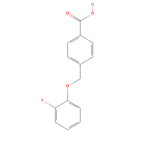 4-[(2-Fluorophenoxy)methyl]benzoic acid (CAS: 943114-74-7) - Related Chemical Product