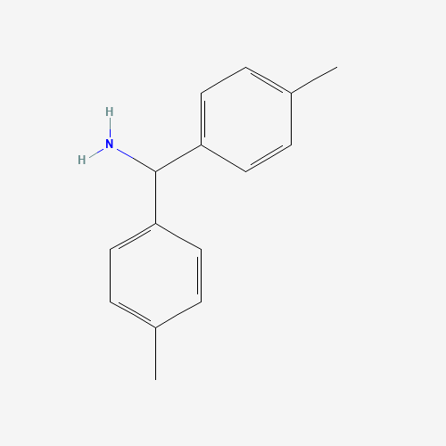Bis(4-methylphenyl)methanamine (CAS: 55095-22-2) - Chemical Structure and Molecular Formula 