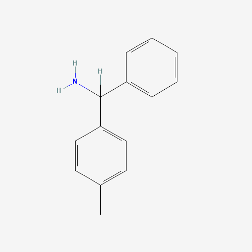 (4-Methylphenyl)(phenyl)methanamine (CAS: 55095-21-1) - Chemical Structure and Molecular Formula 