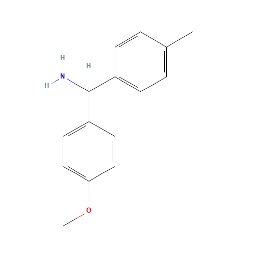 (4-Methoxyphenyl)(4-methylphenyl)methanamine (CAS: 161110-74-3) - Related Chemical Product
