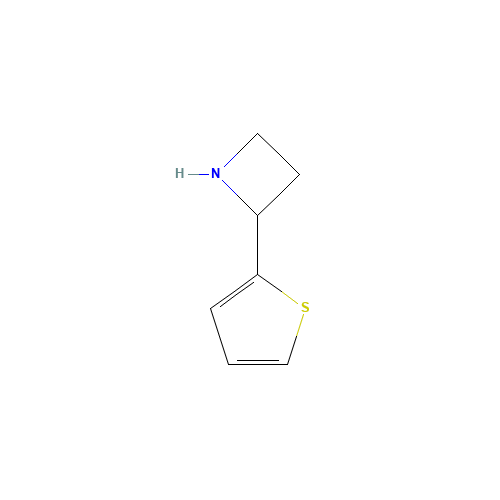 2-(2-Thienyl)azetidine (CAS: 777886-76-7) - Chemical Structure and Molecular Formula 