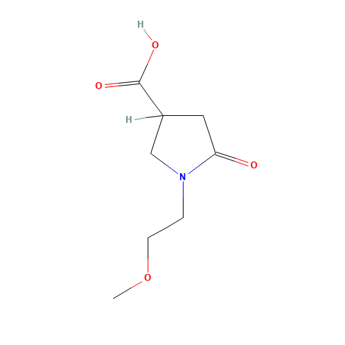1-(2-Methoxyethyl)-5-oxo-3-pyrrolidine-carboxylic acid (CAS: 407634-05-3) - Related Chemical Product