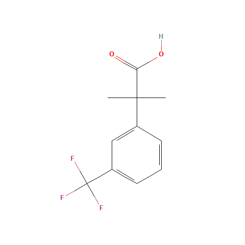 2-Methyl-2-[3-(trifluoromethyl)phenyl]-propanoic acid (CAS: 254895-42-6) - Related Chemical Product