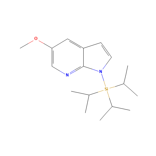 5-Methoxy-1-(triisopropylsilyl)-1H-pyrrolo[2,3-b]pyridine (CAS: 1198097-37-8) - Related Chemical Product