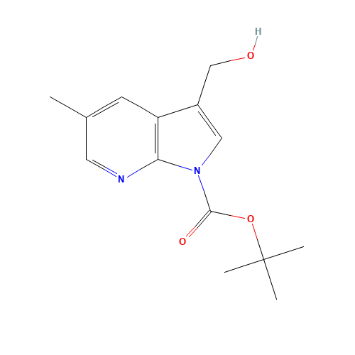 tert-Butyl 3-(hydroxymethyl)-5-methyl-1H-pyrrolo[2,3-b]pyridine-1-carboxylate (CAS: 1198103-73-9) - Related Chemical Product