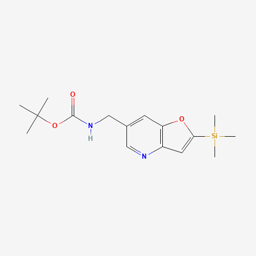 tert-Butyl (2-(trimethylsilyl)furo[3,2-b]pyridin-6-yl)methylcarbamate (CAS: 1188996-58-8) - Related Chemical Product