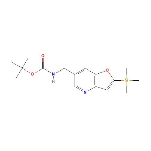 tert-Butyl (2-(trimethylsilyl)furo[3,2-b]pyridin-6-yl)methylcarbamate (CAS: 1188996-58-8) - Related Chemical Product