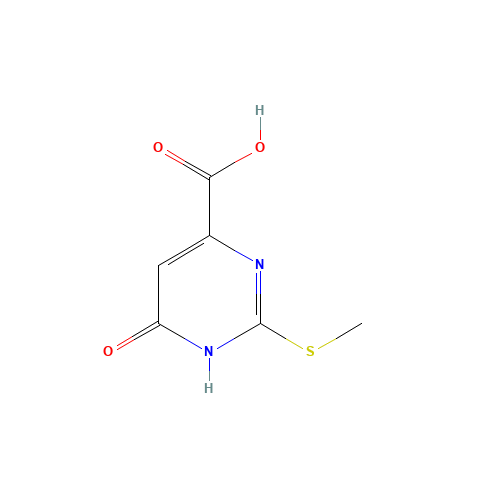 6-Hydroxy-2-(methylsulfanyl)-4-pyrimidinecarboxylic acid (CAS: 6314-14-3) - Related Chemical Product