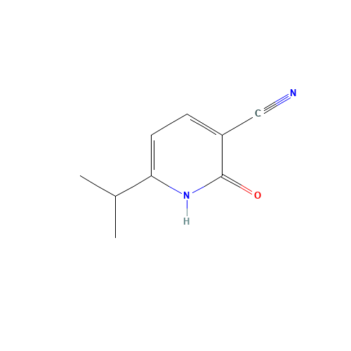6-Isopropyl-2-oxo-1,2-dihydro-3-pyridinecarbonitrile (CAS: 5782-69-4) - Chemical Structure and Molecular Formula 