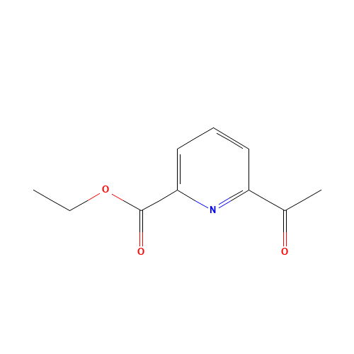 Ethyl 6-acetyl-2-pyridinecarboxylate (CAS: 114578-70-0) - Chemical Structure and Molecular Formula 