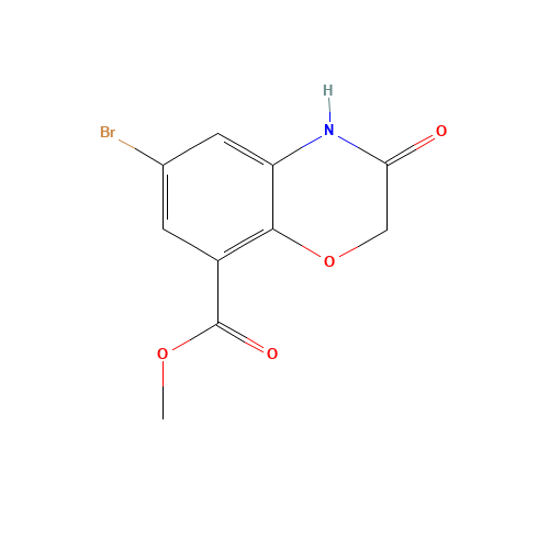 Methyl 6-bromo-3-oxo-3,4-dihydro-2H-1,4-benzoxazine-8-carboxylate (CAS: 141761-85-5) - Related Chemical Product