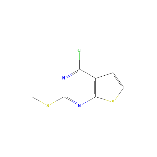 4-Chloro-2-(methylsulfanyl)thieno[2,3-d]pyrimidine (CAS: 598298-10-3) - Related Chemical Product