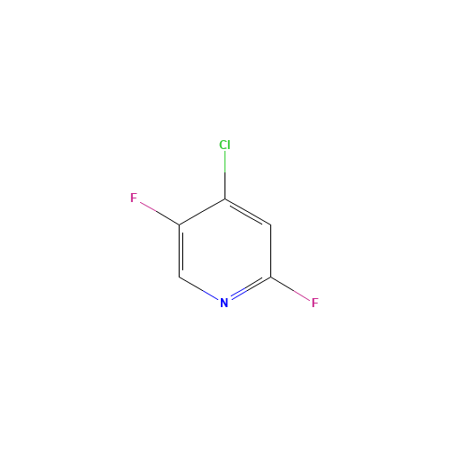 4-Chloro-2,5-difluoropyridine (CAS: 851386-40-8) - Chemical Structure and Molecular Formula 