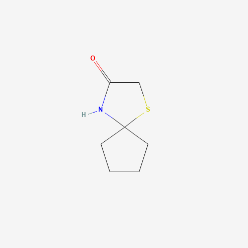 1-Thia-4-azaspiro[4.4]nonan-3-one (CAS: 72752-82-0) - Chemical Structure and Molecular Formula 