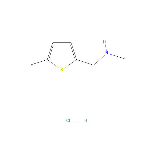 N-Methyl-1-(5-methyl-2-thienyl)methanamine hydrochloride (CAS: 912569-78-9) - Related Chemical Product