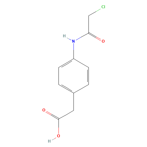 {4-[(Chloroacetyl)amino]phenyl}acetic acid (CAS: 90798-99-5) - Related Chemical Product