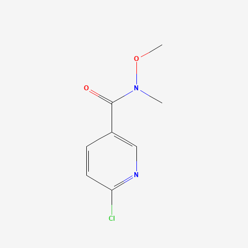 6-Chloro-N-methoxy-N-methylnicotinamide (CAS: 149281-42-5) - Related Chemical Product