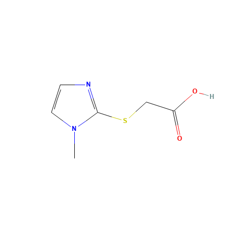 2-(1-Methyl-1H-imidazol-2-ylthio)acetic acid (CAS: 71370-42-8) - Related Chemical Product
