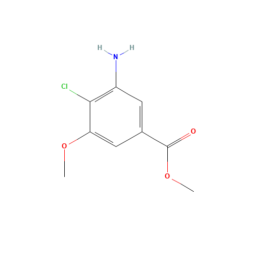 Methyl 3-amino-4-chloro-5-methoxybenzenecarboxylate (CAS: 63603-10-1) - Related Chemical Product