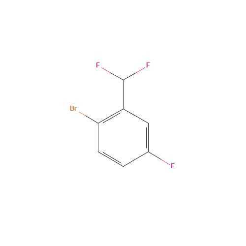 1-Bromo-2-(difluoromethyl)-4-fluorobenzene (CAS: 1198171-18-4) - Related Chemical Product