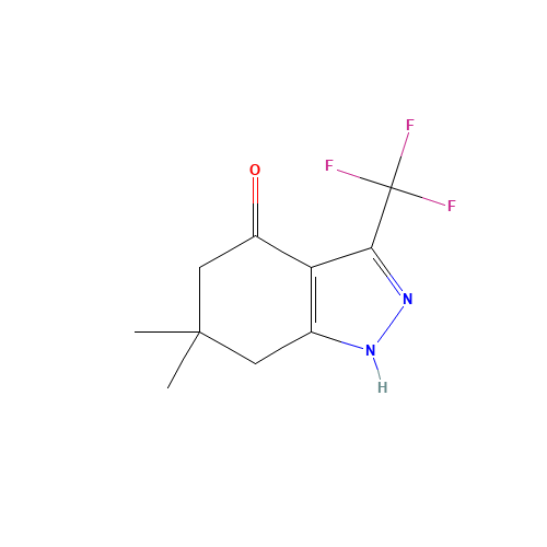6,6-Dimethyl-3-(trifluoromethyl)-1,5,6,7-tetrahydro-4H-indazol-4-one (CAS: 908111-34-2) - Related Chemical Product