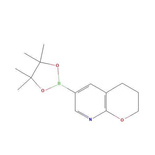 6-(4,4,5,5-Tetramethyl-1,3,2-dioxaborolan-2-yl)-3,4-dihydro-2H-pyrano[2,3-b]pyridine (CAS: 1222533-93-8) - Related Chemical Product