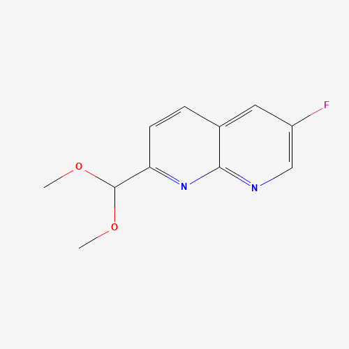 2-(Dimethoxymethyl)-6-fluoro-1,8-naphthyridine (CAS: 1222533-72-3) - Related Chemical Product