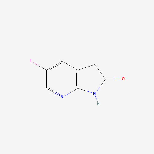 5-Fluoro-1H-pyrrolo[2,3-b]pyridin-2(3H)-one (CAS: 1190314-85-2) - Chemical Structure and Molecular Formula 