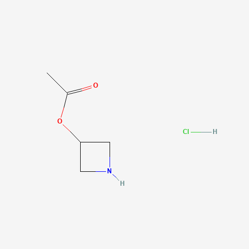 3-Azetidinyl acetate hydrochloride (CAS: 118972-95-5) - Chemical Structure and Molecular Formula 