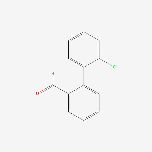 2'-Chloro[1,1'-biphenyl]-2-carbaldehyde (CAS: 223575-76-6) - Chemical Structure and Molecular Formula 