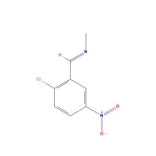 N-[(E)-(2-Chloro-5-nitrophenyl)methylidene]-methanamine (CAS: 871909-85-2) - Related Chemical Product