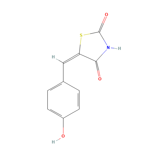 5-[(E)-(4-Hydroxyphenyl)methylidene]-1,3-thiazolane-2,4-dione (CAS: 103788-60-9) - Related Chemical Product