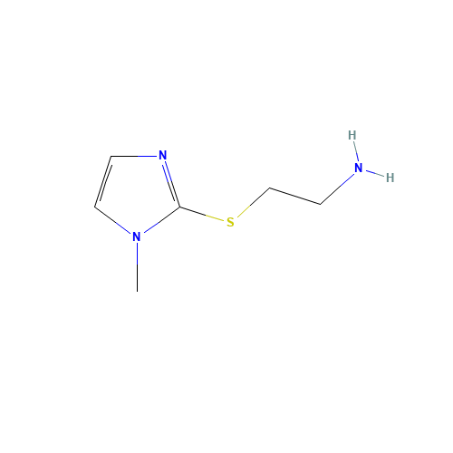 2-[(2-Aminoethyl)sulfanyl]-1-methyl-1H-imidazole (CAS: 142313-55-1) - Related Chemical Product