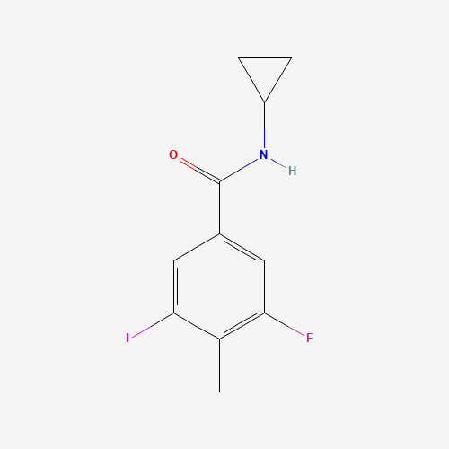 N-Cyclopropyl-3-fluoro-5-iodo-4-methylbenzamide (CAS: 585544-31-6) - Related Chemical Product