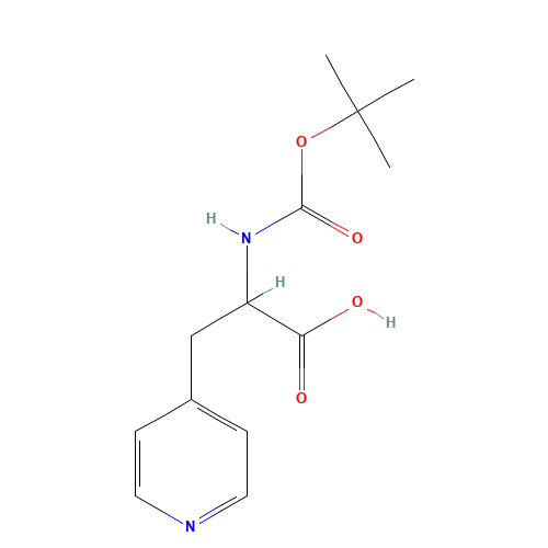 2-{[(tert-Butoxy)carbonyl]amino}-3-(pyridin-4-yl)-propanoic acid (CAS: 33814-94-7) - Related Chemical Product