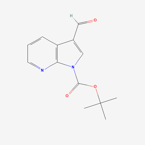 tert-Butyl 3-formyl-1H-pyrrolo[2,3-b]pyridine-1-carboxylate (CAS: 144657-66-9) - Related Chemical Product