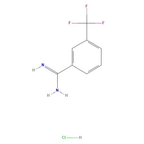 3-(Trifluoromethyl)benzene-1-carboximidamide hydrochloride (CAS: 62980-03-4) - Related Chemical Product