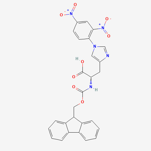(2S)-3-[1-(2,4-Dinitrophenyl)-1H-imidazol-4-yl]-2-{[(9H-fluoren-9-ylmethoxy)carbonyl]amino}propanoic (CAS: 83999-94-4) - Related Chemical Product