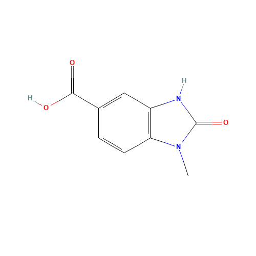1-Methyl-2-oxo-2,3-dihydro-1H-1,3-benzodiazole-5-carboxylic acid (CAS: 19950-97-1) - Related Chemical Product