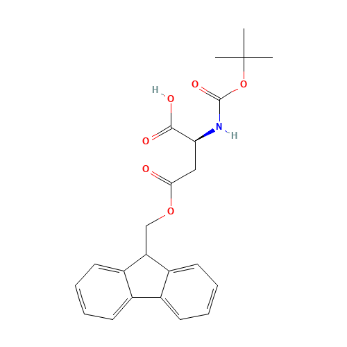 (2S)-2-{[(tert-Butoxy)carbonyl]amino}-4-(9H-fluoren-9-ylmethoxy)-4-oxobutanoic acid (CAS: 117014-32-1) - Related Chemical Product