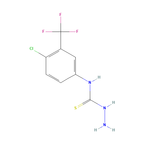 4-[4-Chloro-3-(trifluoromethyl)phenyl]-3-thiosemicarbazide (CAS: 38901-30-3) - Related Chemical Product