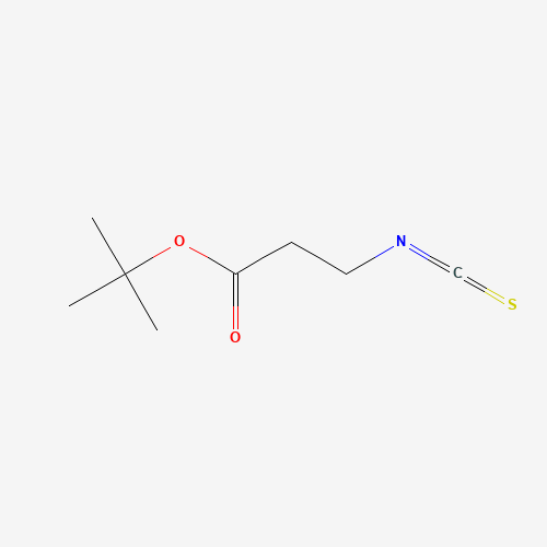 tert-Butyl 3-isothiocyanatopropionate (CAS: 172422-02-5) - Chemical Structure and Molecular Formula 