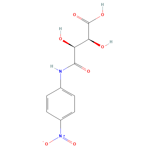 (-)-4'-Nitrotartranilic acid (CAS: 206761-80-0) - Chemical Structure and Molecular Formula 